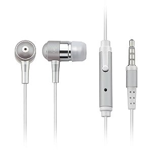 Fone de Ouvido Multilaser Earphone PH062 - Prata