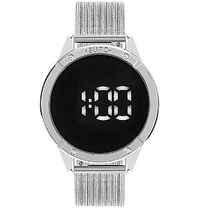 Relógio Feminino Digital EURO EUBJ3912AD/4F - Prata