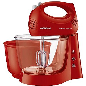 Batedeira Mondial Prática 400W B-45-R Vermelho - 127V