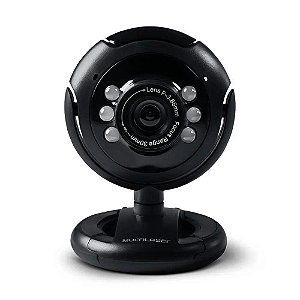 Webcam Multilaser Plug&Play Preto - WC045