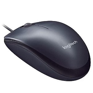 Mouse USB Logitech M90 - Chumbo