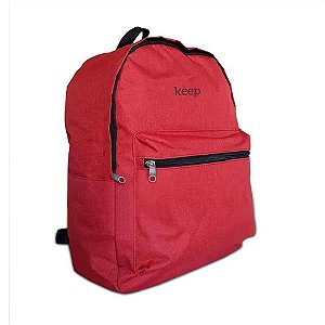 Mochila Keep Basic Colors Vermelho - BO434