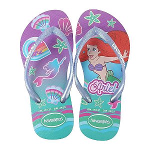 Chinelo Havaianas Slim Princess Lilas Calmo - 35/36