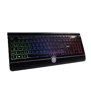 Teclado USB OEX Rainbow TC302 ABNT 2 - Preto