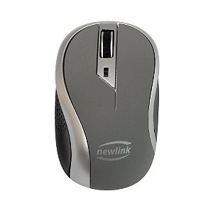 Mouse Sem Fio New Link Wave MO112 - Cinza