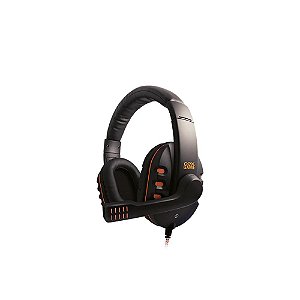 Headset Gamer OEX Action HS200 - Preto/Laranja