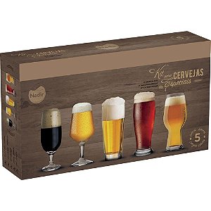 Kit P/ Cervejas Especiais Nadir - 5 Peças