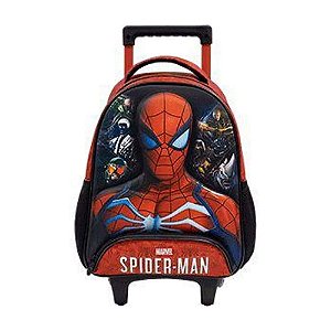 Mochila Escolar de Carrinho Xeryus Spider-Man - Ref.9490