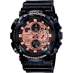 Relógio Masculino Casio G-Shock Anadigi GA-140GB-1A2DR Preto