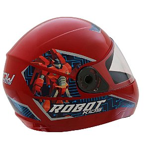 Capacete GOW Infantil Robot Vermelho Ref.246241 - N°54