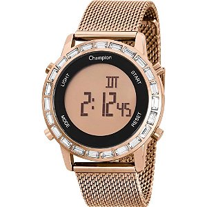 Relógio Feminino Champion Digital CH48117X - Rosé