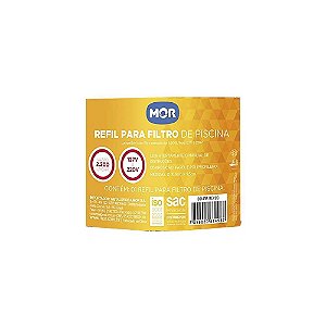 Refil P/ Filtro de Piscina MOR 2.200L/Hora - Ref.1498