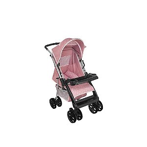 Carrinho de Bebê Tutti Baby Thor até 15Kg - Rosa Coroa