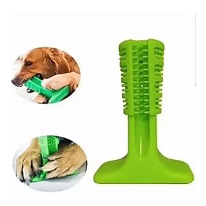 Escova Dental P/ Cães PetBrush - Verde