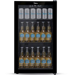 Cervejeira Midea 96L Frost Free BCA10P1 Preto - 127V