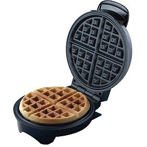 Máquina de Waffle Britânia Golden Waffle 127V - Preto/Inox