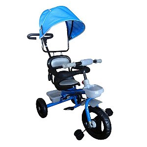 Triciclo Infantil Com Capota Importway BW084AZ - Azul