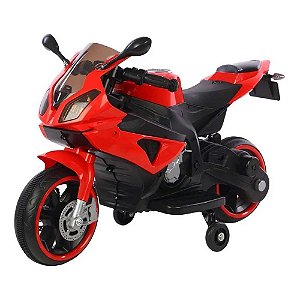 Mini Moto Elétrica Infantil 6v Bmw S1000RR Vermelho BW180VM