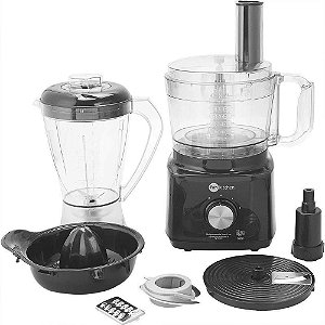 Multiprocessador 3 Em 1 Lux Chumbo Fun Kitchen 127V