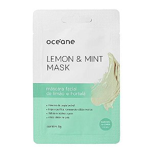 Máscara Facial  Océane Lemon e Mint Mask 8g