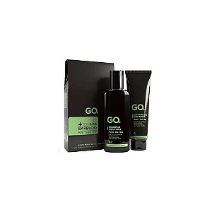 Kit Box Barbudo Shampoo Barba + Balm Modelador GO Tea Tree