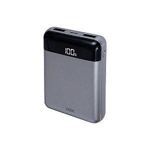 Carregador Power Bank OEX PB-305 Lush 10.000 mAh Chumbo