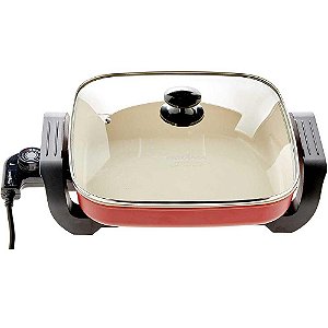 Panela Elétrica Britânia Cerâmica 3,5L BPE05V Vermelho 127V