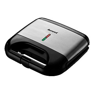 Sanduicheira Grill Amvox AMS 500 750W Preto - 127V