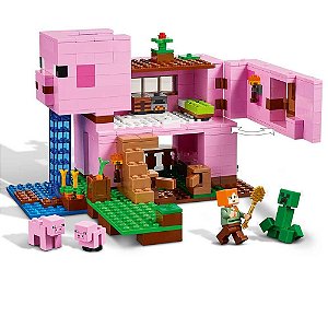 LEGO Minecraft A CASA DO PORCO 21170 - Star Brink Brinquedos