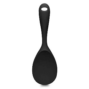 Colher de Silicone Multiuso Up Preto - UD085