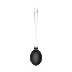 Colher de Arroz de Silicone Cabo de Acrílico Preto UP UD028