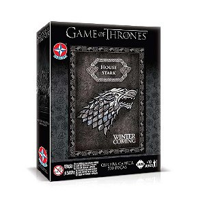 Quebra Cabeça Game Of Thrones House Stark 500 Pçs Estrela