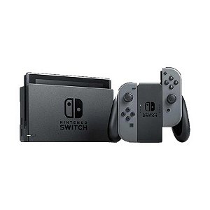 Console Nintendo Switch com Joy-Con 2 em 1 - Preto/Cinza