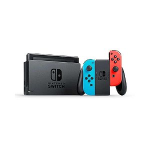 Console Nintendo Switch com Joy-Con 2 em 1 - Azul/Vermelho