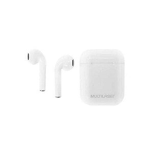 Fone de Ouvido Airbuds TWS Multilaser Bluetooth PH326 Branco