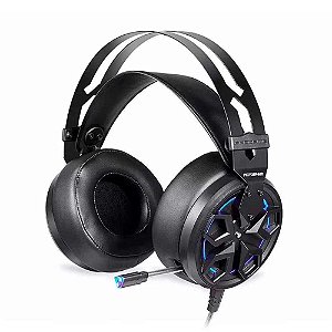 Headset Gamer Motospeed H60 Preto 7.1 Led Azul