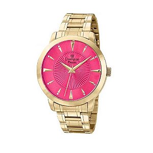 Relógio Feminino Champion CN29258L - Dourado