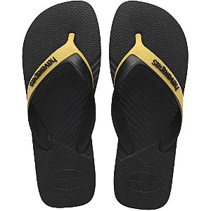 Chinelo Havaianas Dual FC Preto - 45/46