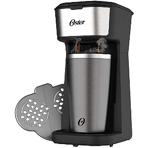 Cafeteira 2 em 1 Oster Com Copo Térmico OCAF200 Preto - 127V