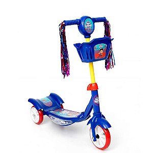 Patinete Infantil Unitoys Turma da Aventura Ref.1574 - Azul