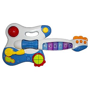 Brinquedo Guitarra Infantil Multikids BR1092 - Azul