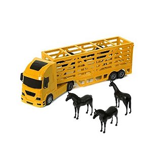 Brinquedo Caminhão Haras Silmar Ref.6610 - Amarelo