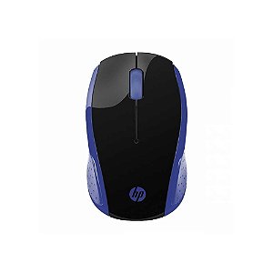 Mouse Wireless 200 HP Sem Fio 1000DPI - Preto/Azul