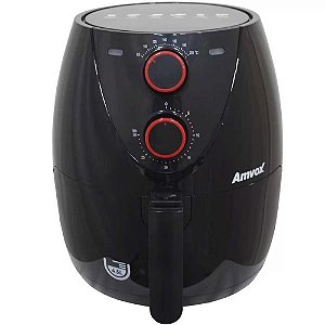 Fritadeira Elétrica Amvox Air Fryer 4,5L ARF-1205 Preto 127V