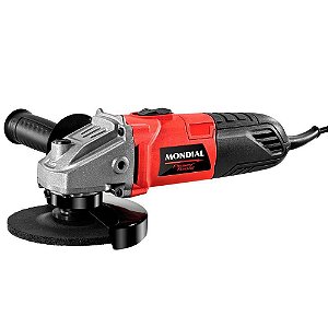 Esmerilhadeira Angular Mondial 850W FES-02 Pto/Vermelho 127V