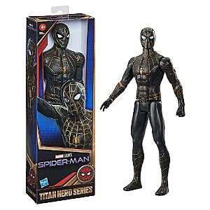 Boneco Homem-Aranha Hasbro Titan Hero Series - Preto