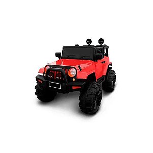 Mini Carro Elétrico Jeep Importway BW028VM - Vermelho