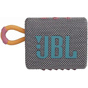 Caixa de Som JBL GO3 com Bluetooth 4.2W - Cinza