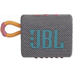 Caixa de Som JBL GO3 com Bluetooth 4.2W - Cinza