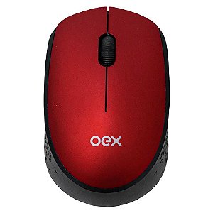 Mouse Oex Cosy Sem Fio Wireless 1200DPI MS409 - Vermelho